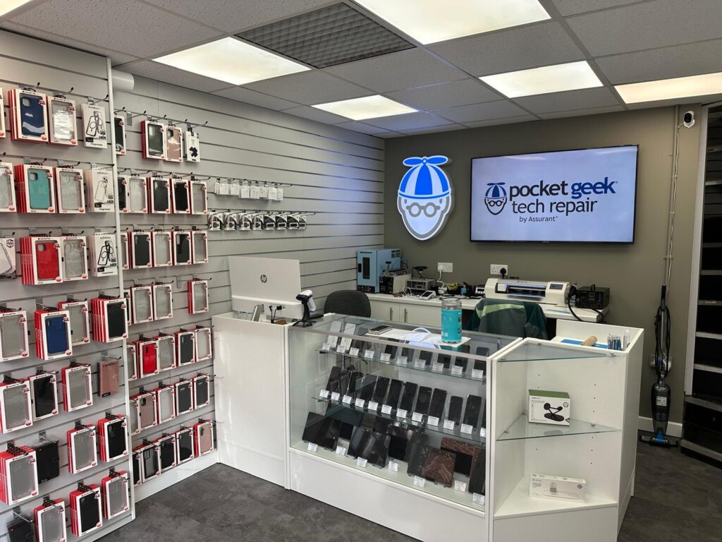 Chargers, data cables, power banks and other accessories available at Pocket Geek Colchester by CrC Repair®