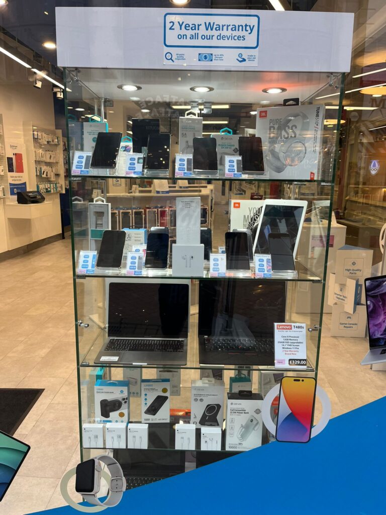 Used and refurbished devices available with 2 year warranty
