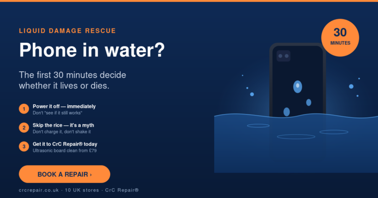 What to do with a water damaged phone?