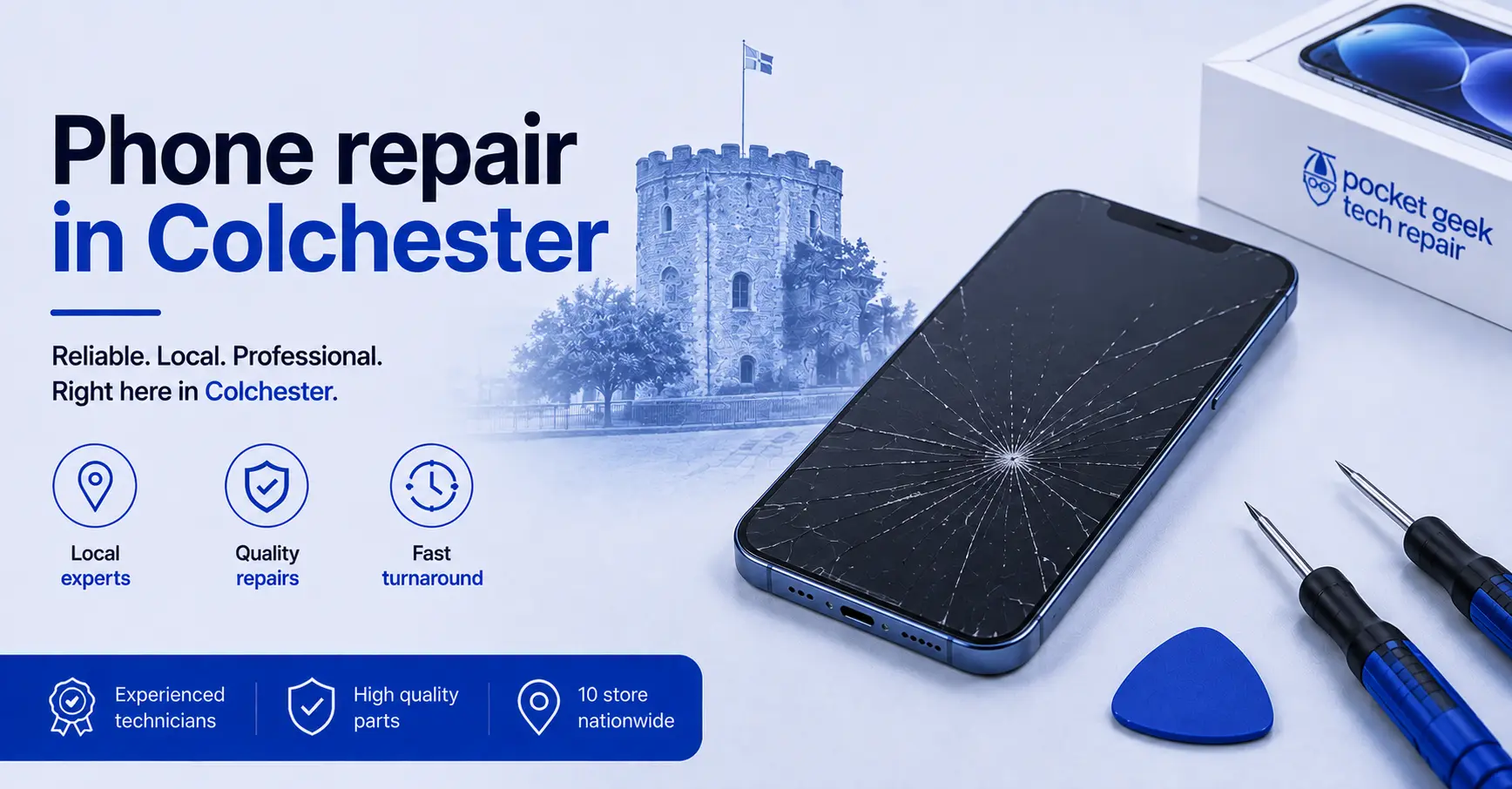 Phone repair Colchester — Pocket Geek Colchester by CrC Repair® on Eld Lane